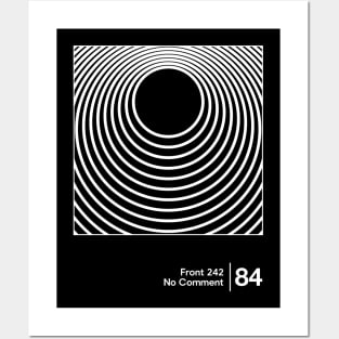 No Comment / Minimalist Graphic Artwork Design Posters and Art